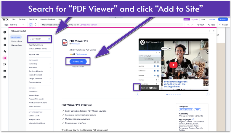 How-To-Add-Resume-to-Wix-Website-5