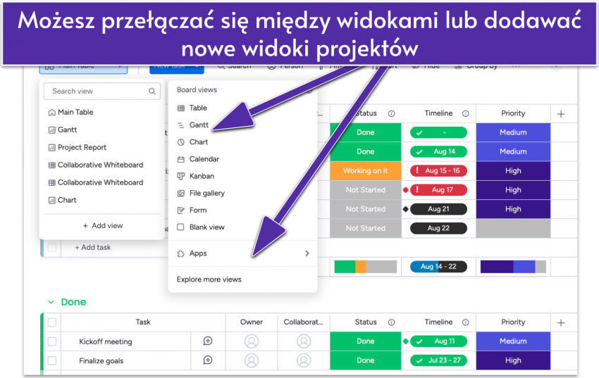You can toggle between-pl