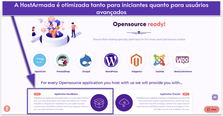 HostArmada opensource apps.